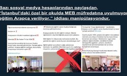 İletişim: Özel Okulda Müfredata Uyulmuyor İddiaları Manipülasyon