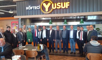 İYİ Parti Mardin İl Başkanlığından Köfteci Yusuf'a destek ziyareti