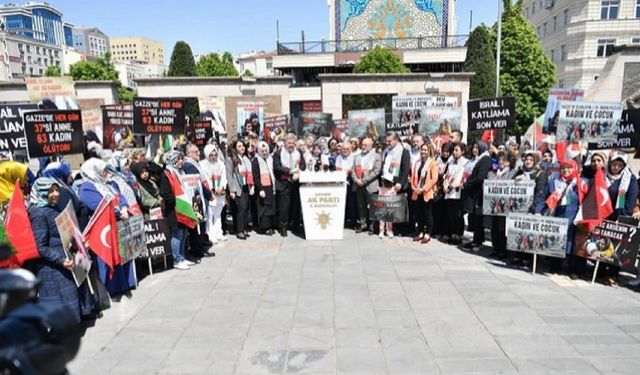 AK Kayserili Kadınlar Gazze İçin Toplandı