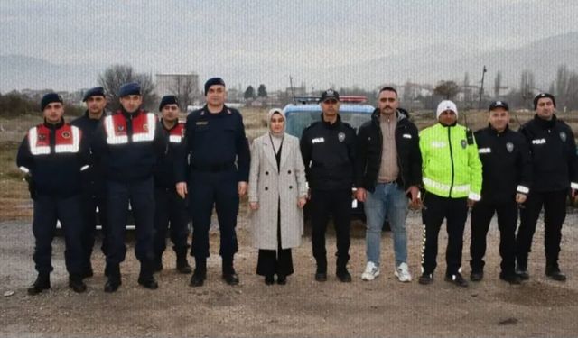 Kaymakam Büşra Güneş Trafik Denetimlerinde Yer Aldı