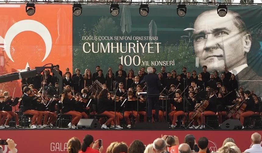 Doğuş Çocuk Senfoni Orkestrası Cumhuriyet'e hazırlanıyor